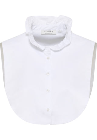 ETERNA Einsteckkragen Bluse Stehkragen - Bright Pearl White - 5585-00-A361