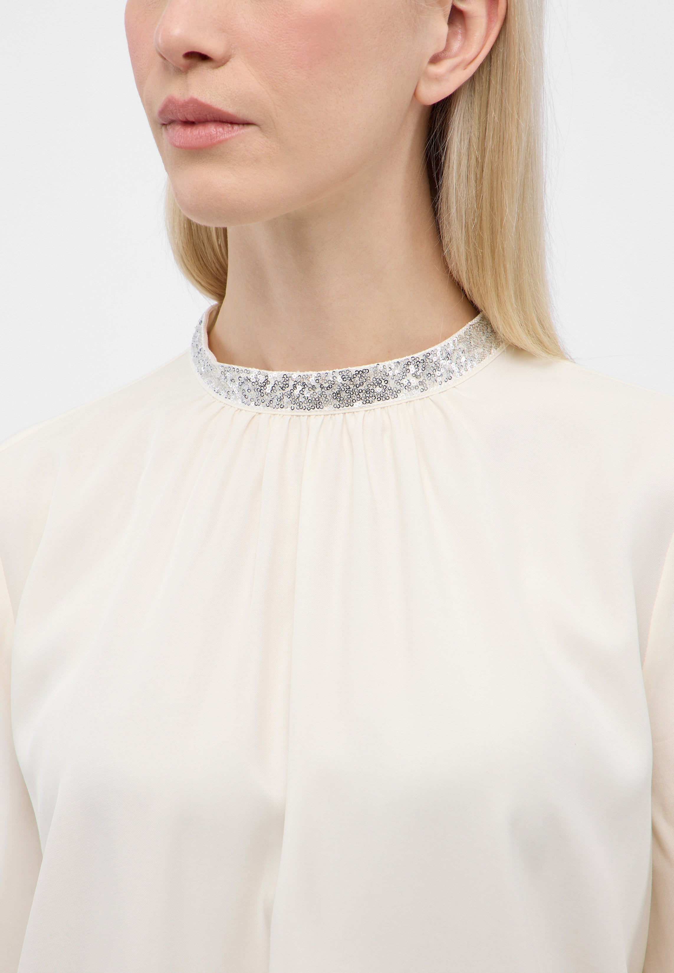 ETERNA LOOSE FIT Langarm Bluse - Ivory Halo - 5270-04-D350 von Eterna