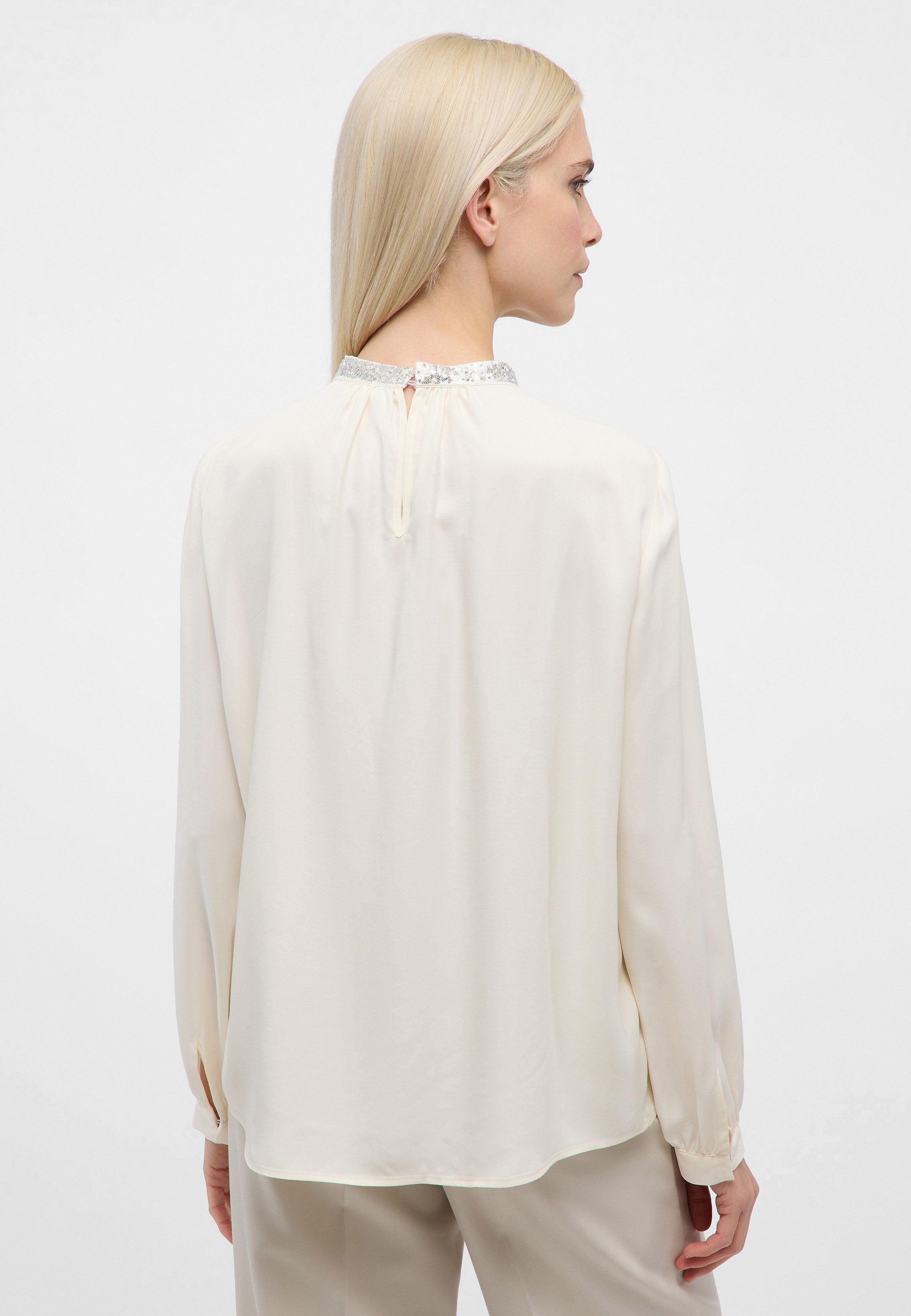 ETERNA LOOSE FIT Langarm Bluse - Ivory Halo - 5270-04-D350 von Eterna