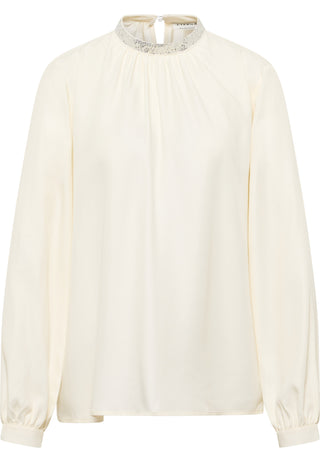 ETERNA LOOSE FIT Langarm Bluse - Ivory Halo - 5270-04-D350