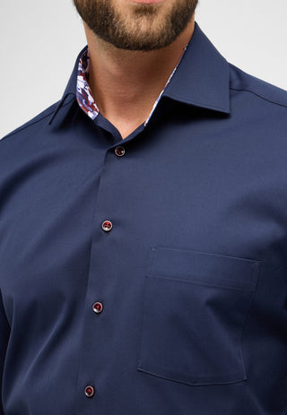 ETERNA MODERN FIT Langarm Hemd navy twill 8824-19-X15K - COVER SHIRT