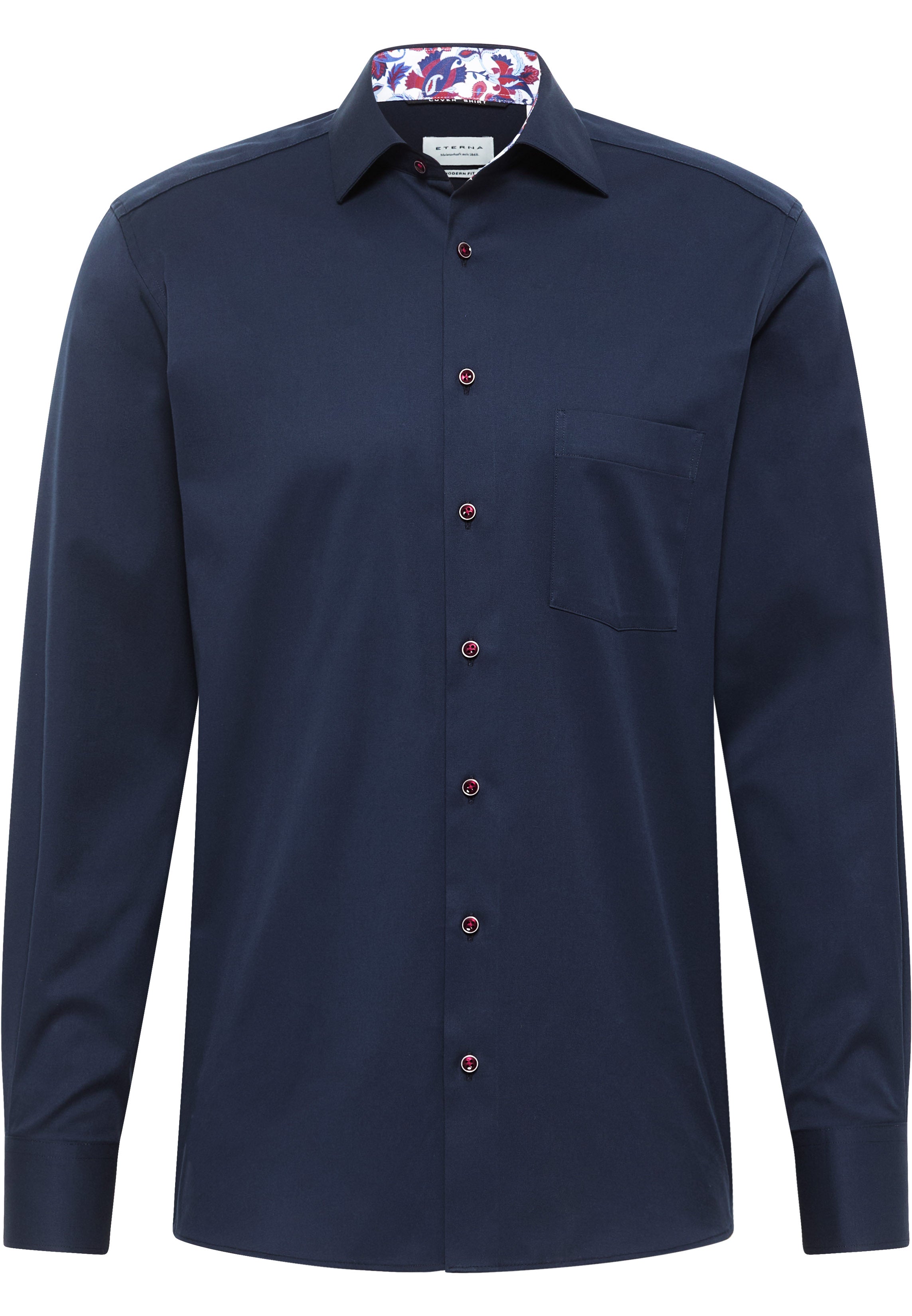 ETERNA MODERN FIT Langarm Hemd navy twill 8824-19-X15K - COVER SHIRT