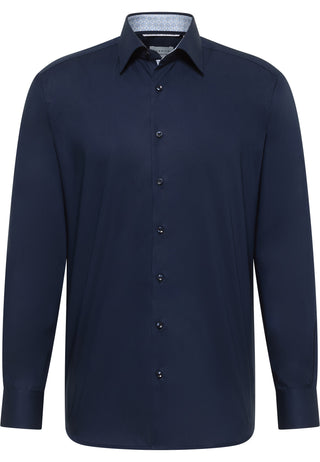 ETERNA MODERN FIT Langarm Hemd marine popeline 1382-19-X151 - Dynamic Cotton