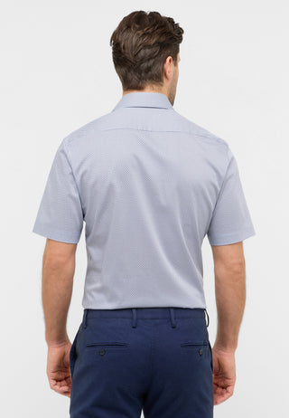 ETERNA MODERN FIT Kurzarm Hemd mittelblau twill 1289-12-C19K - Dynamic Cotton