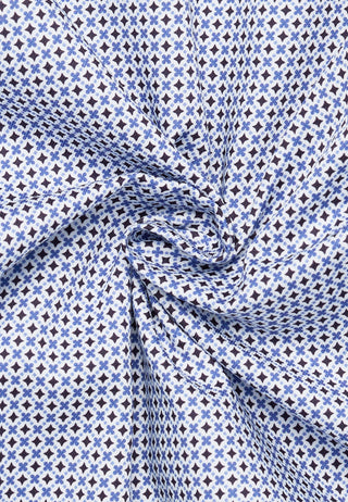 ETERNA MODERN FIT Kurzarm Hemd mittelblau twill 1289-12-C19K - Dynamic Cotton