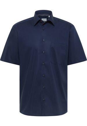 ETERNA COMFORT FIT Kurzarm Hemd - Midnight Sapphire - 1482-19-K181
