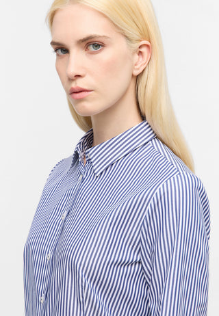 ETERNA Ruby Langarm Bluse - Midnight Seabreeze - 6284-17-D708