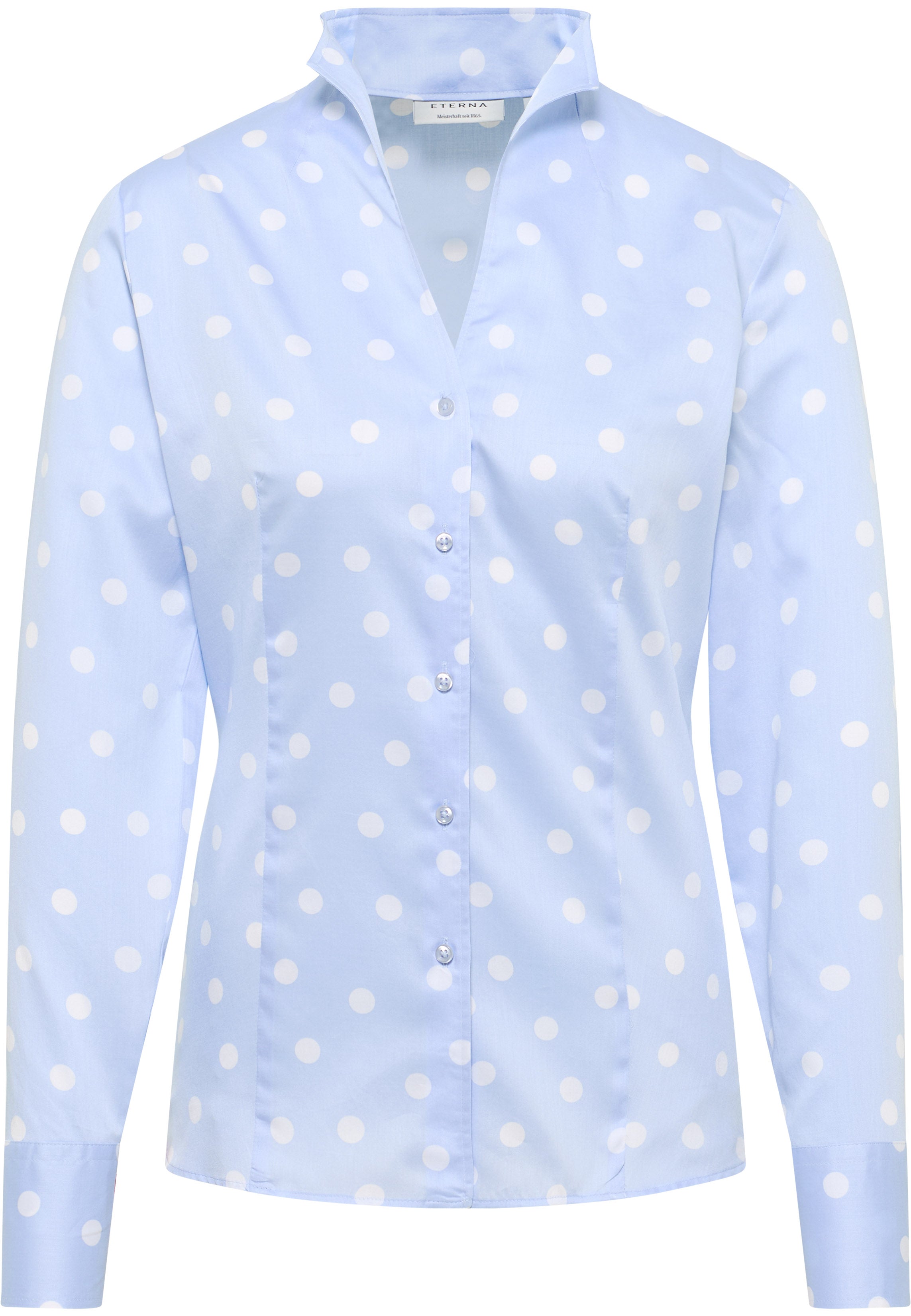 ETERNA Ruby Bluse - Blue Dot Whisper - 7691-11-D266