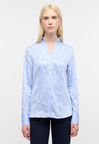 ETERNA Ruby Bluse - Blue Dot Whisper - 7691-11-D266