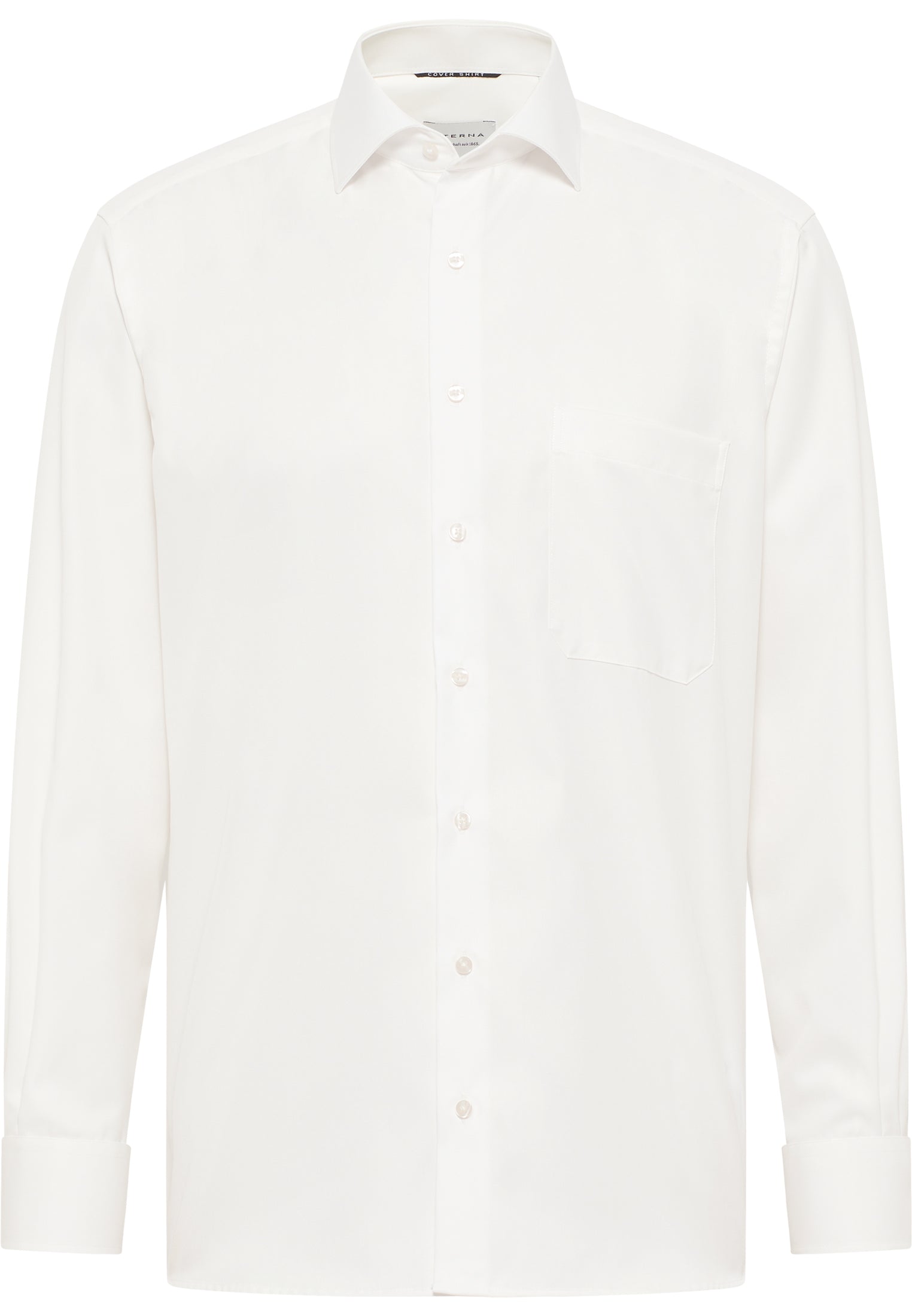 ETERNA COMFORT FIT Langarm Hemd perlweiss offwhite twill 8817-21-E19K - COVER SHIRT