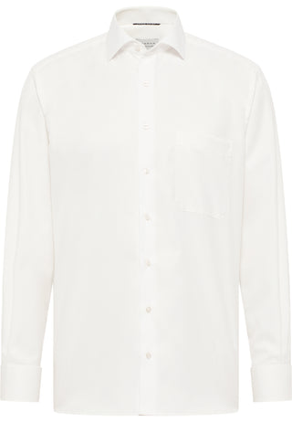 ETERNA COMFORT FIT Langarm Hemd perlweiss offwhite twill 8817-21-E19K - COVER SHIRT