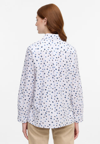 ETERNA Loose Fit Langarm Bluse - Nordic Sky Confetti - 7137-19-D325