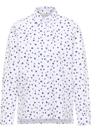 ETERNA Loose Fit Langarm Bluse - Nordic Sky Confetti - 7137-19-D325