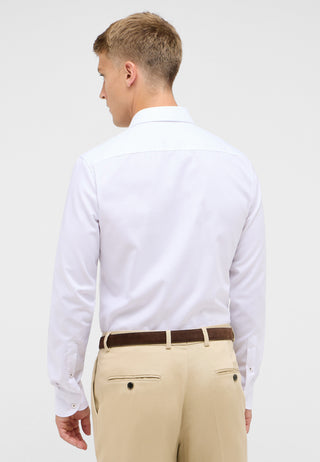 ETERNA Slim Fit Langarm Hemd - Frosted Ivory - 8464-00-F171