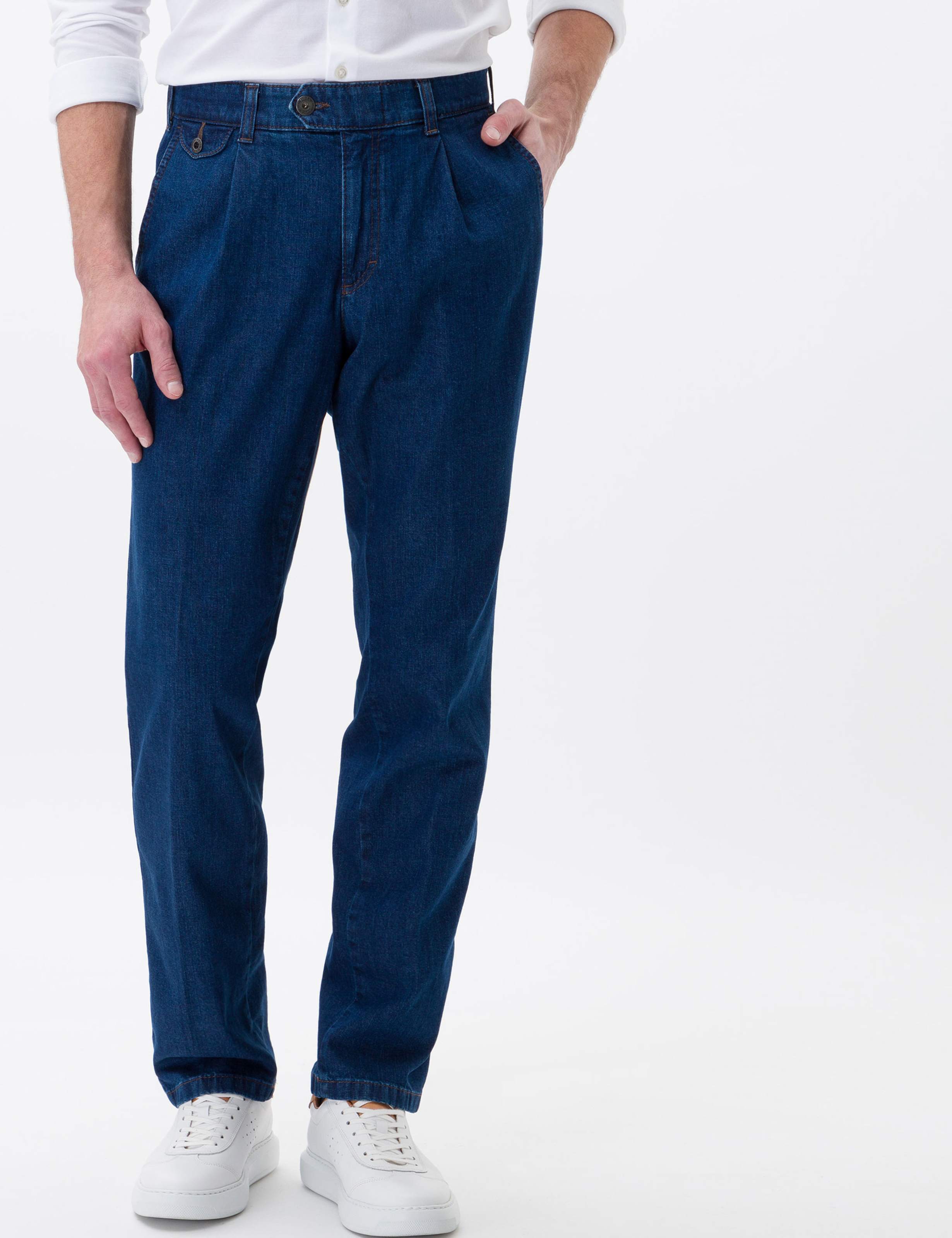 BRAX Fred Elegante Hose - Deep Indigo Wash - 5932120 50-6900-22