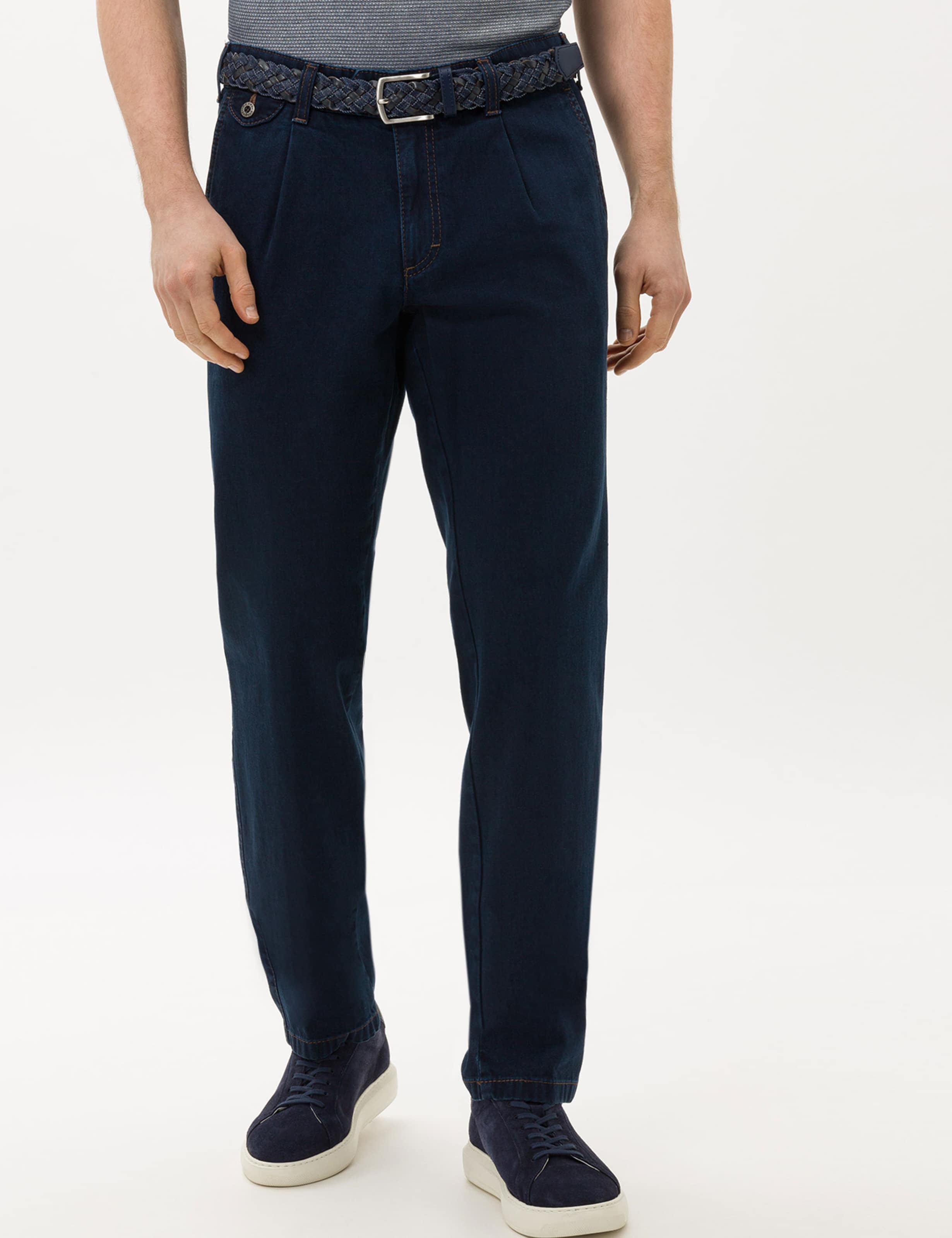 BRAX EUREX BY BRAX FRED - Deep Navy Weave - 5932120 50-6900-23
