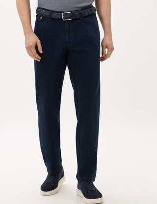 BRAX EUREX BY BRAX FRED - Deep Navy Weave - 5932120 50-6900-23