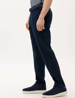 BRAX EUREX BY BRAX FRED - Deep Navy Weave - 5932120 50-6900-23