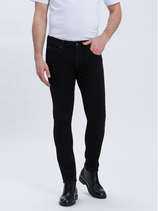 CROSS JEANS Jimi Five-Pocket - Night Graphite Black - F163-045