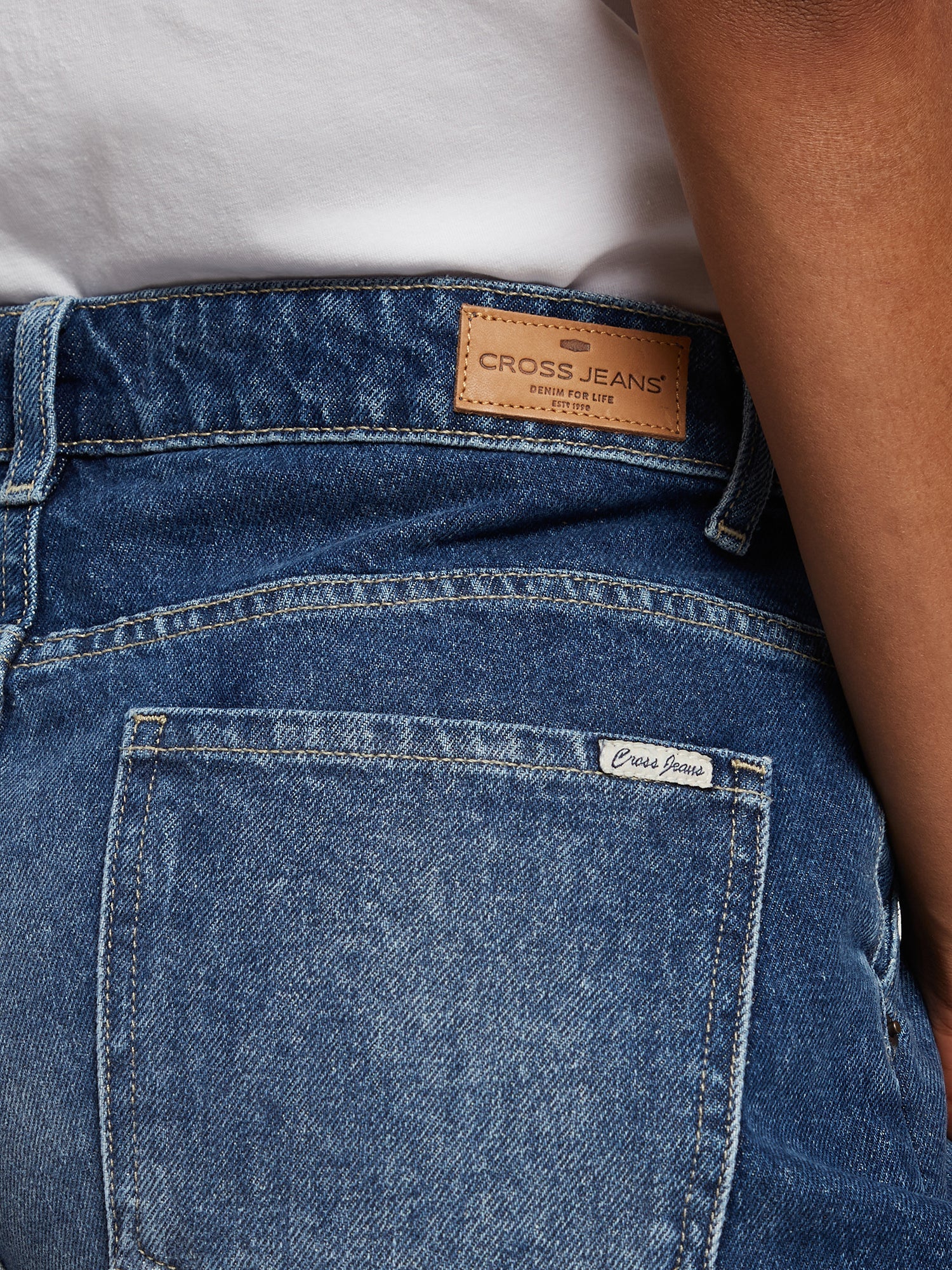 CROSS JEANS Shorts - Ocean Canyon Blue - F419-005 von Cross Jeans