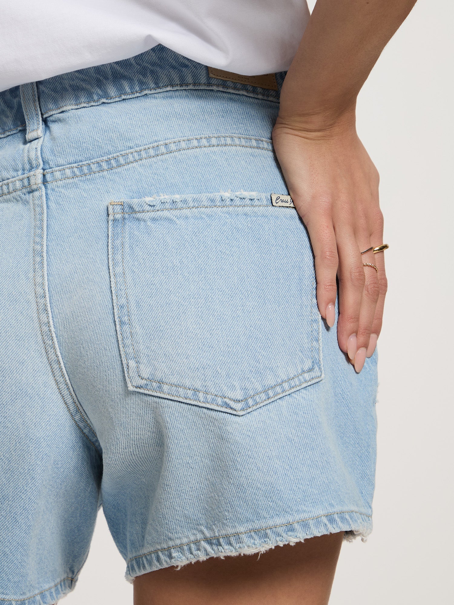 CROSS JEANS Shorts - Seafoam Lightwash - F419-006 von Cross Jeans