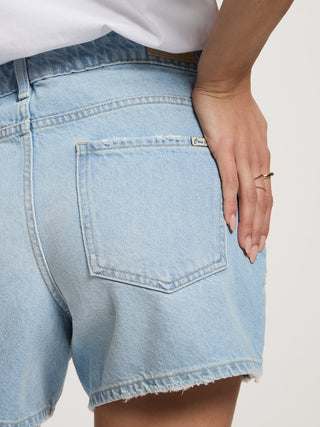 CROSS JEANS Shorts - Seafoam Lightwash - F419-006