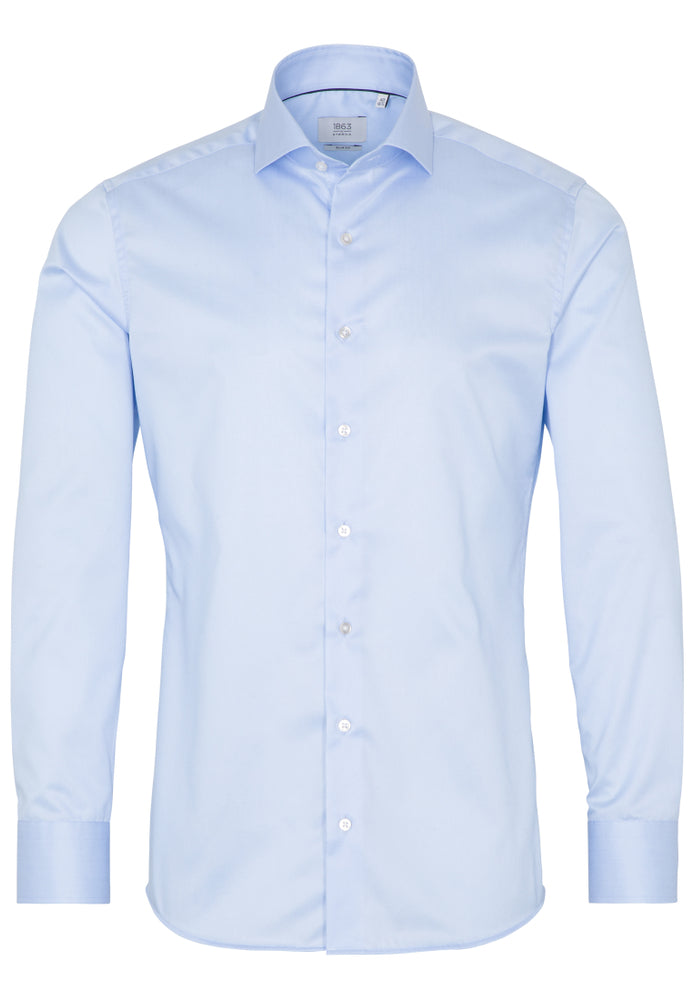 ETERNA 1863 SLIM FIT Langarm Hemd - Glacier Sky Blue - 8005-10-F682