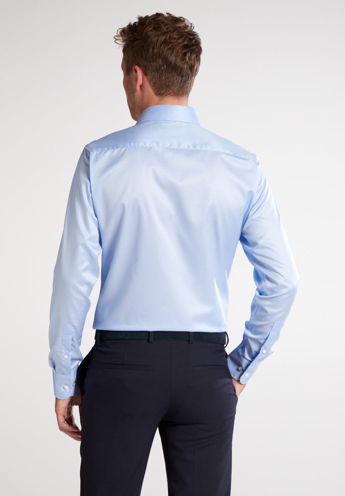ETERNA 1863 SLIM FIT Langarm Hemd - Glacier Sky Blue - 8005-10-F682 von Eterna