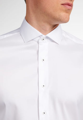 ETERNA MODERN FIT Performance Shirt Kurzarm Hemd uni - Pure Linen White - 3377-00-C17V