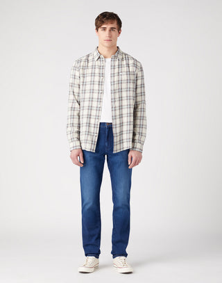 WRANGLER River Tapered Jeans - Deep Harbour Blue - 112341404