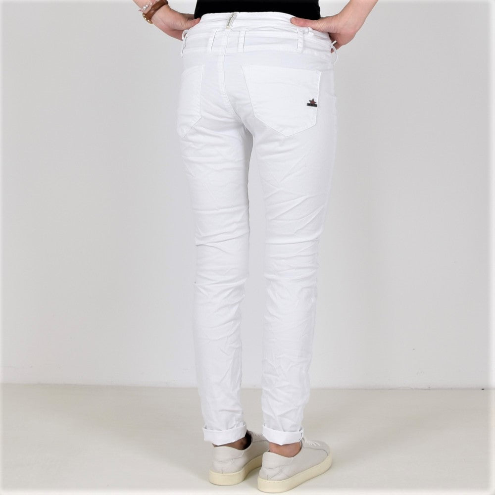 BUENA VISTA Florida Five Pocket - Bright Ivory White - 888 B5737 502.032