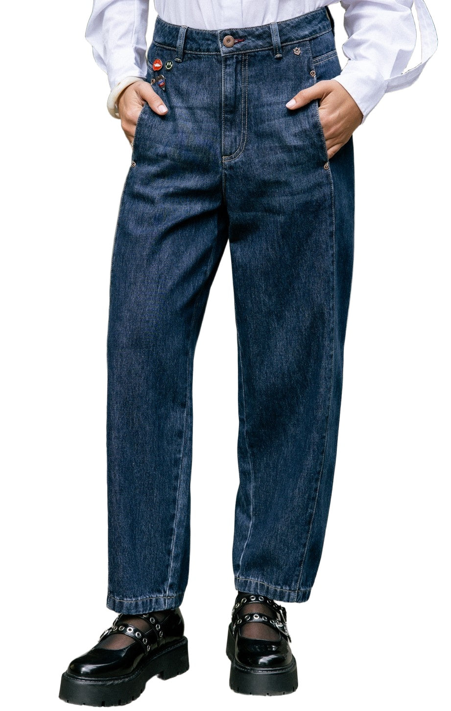 FREEMAN T. PORTER ROSALIA DENIM - Indigo Shadow Barrel - 25062 6031.F2311