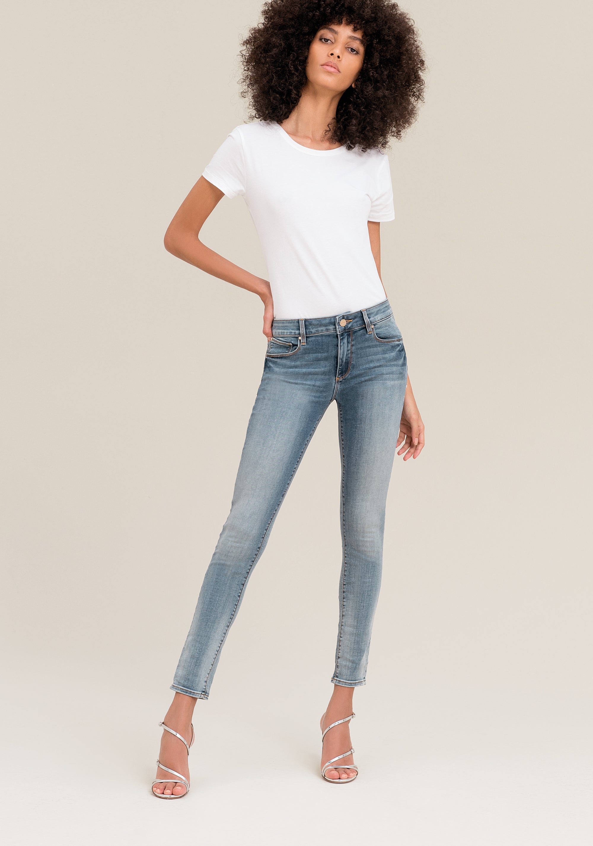 FRACOMINA BELLA Five Pocket - Skywashed Denim Blue - FR20SPJBELLA1_351