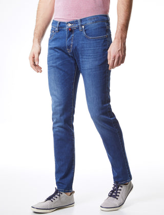PIERRE CARDIN Antibes Five Pocket - Petrol Horizon Blue - 3003 6100.12
