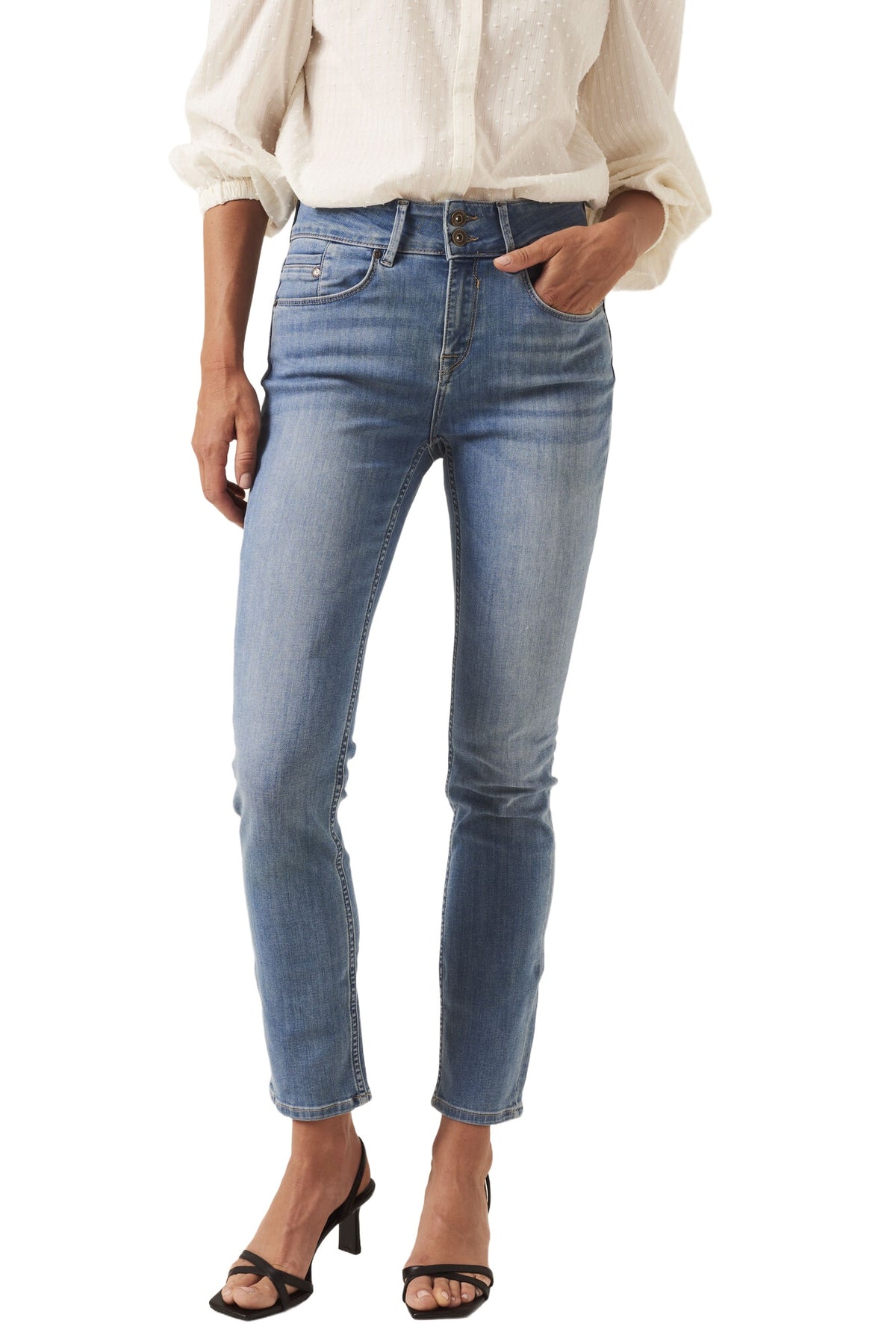 GARCIA CARO Straight Jeans - Coastal Indigo Blue - 285.3709