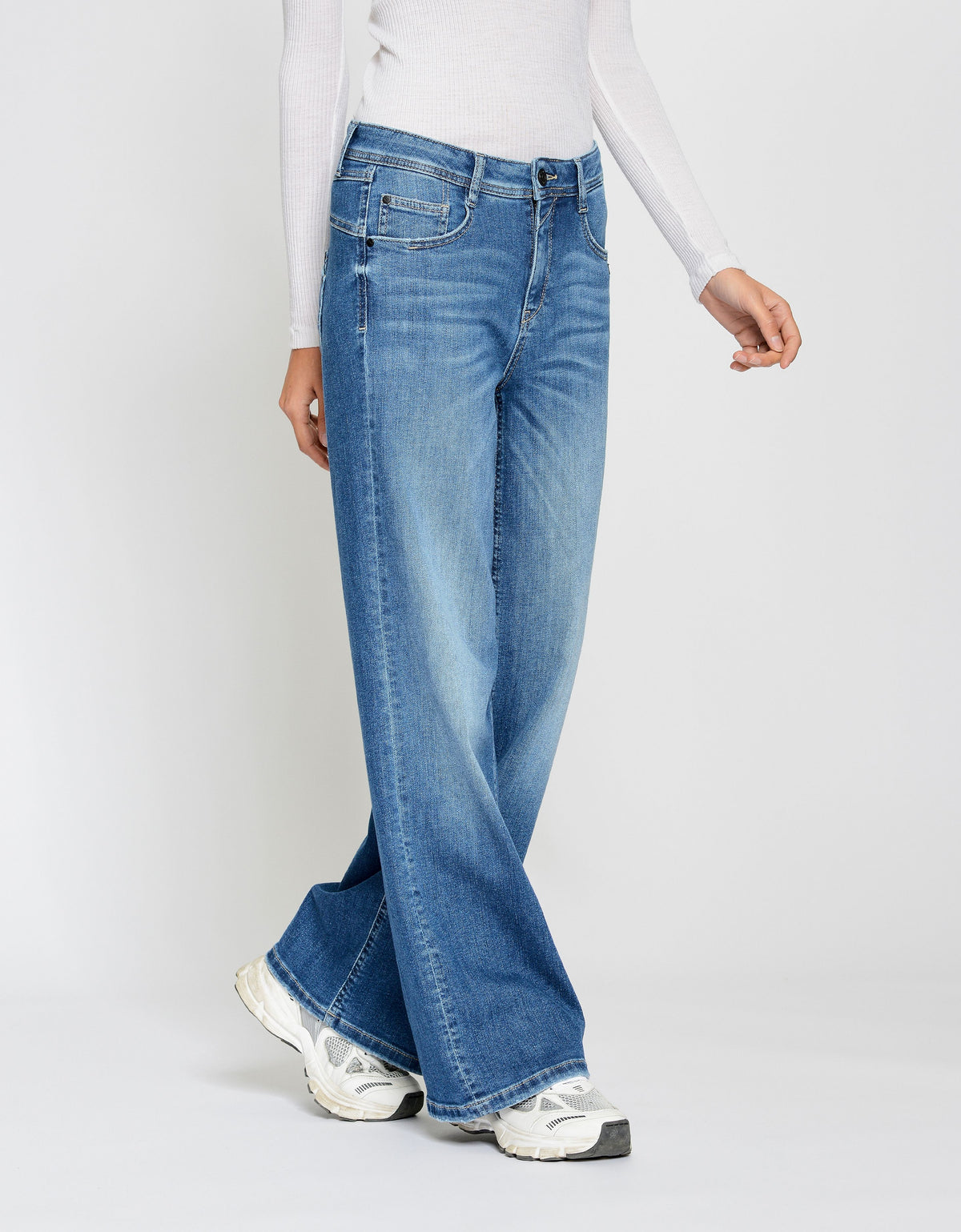 GANG 94AMELIE WIDE - wide fit Jeans breeze wash 122734 490.7852