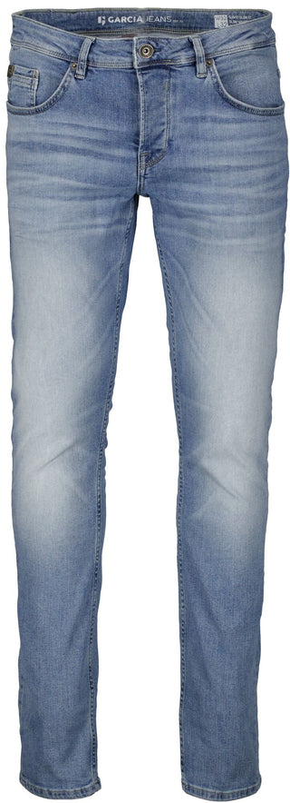 GARCIA SAVIO Slim Fit Jeans - Shorewashed Denim - 630.3166