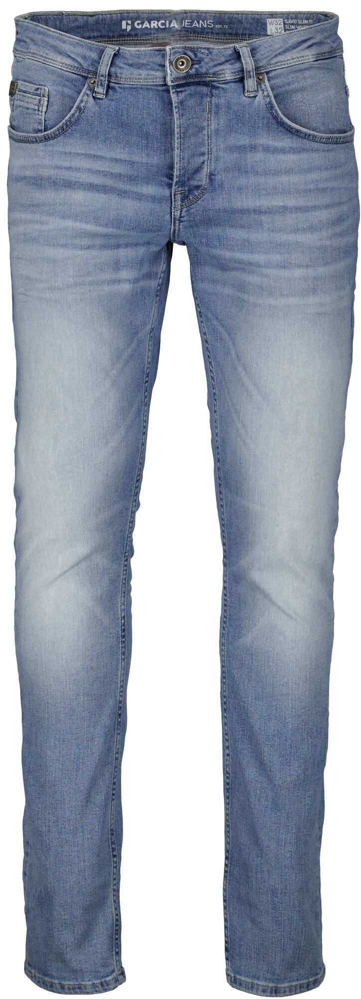 GARCIA SAVIO Slim Fit Jeans - Shorewashed Denim - 630.3166