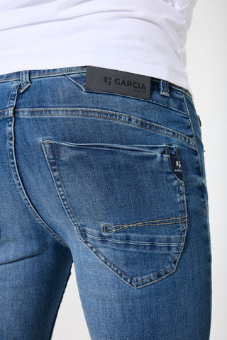 GARCIA JEANS Rocko Slim Jeans - Skywashed Indigo - 690.3919