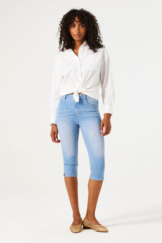 GARCIA JEANS Celia Capri Slim - Light Sky Blue - 281.4445