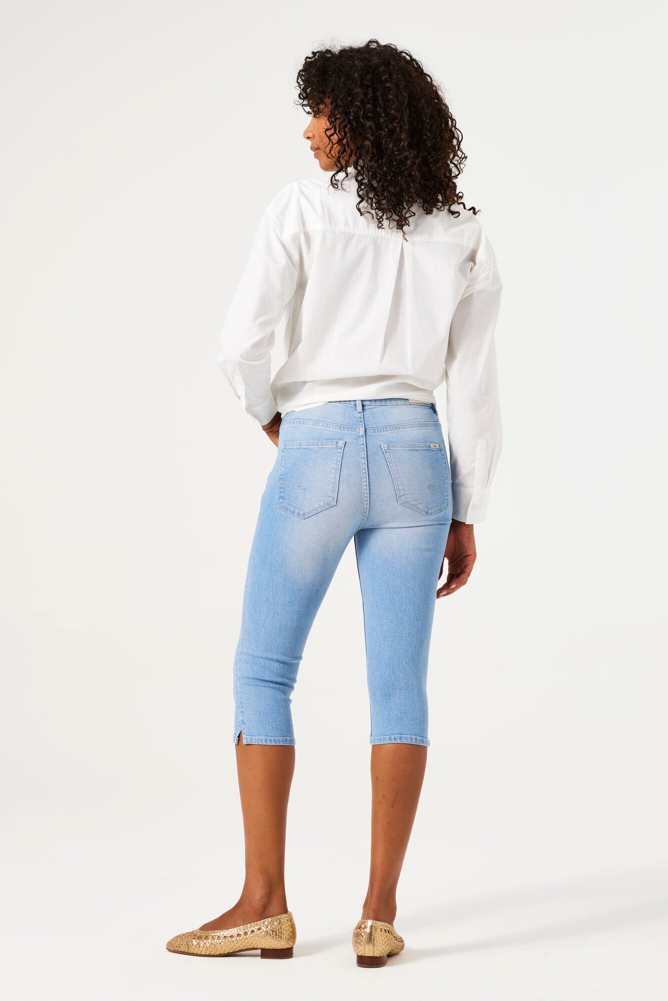 GARCIA JEANS Celia Capri Slim - Light Sky Blue - 281.4445 von Garcia Jeans