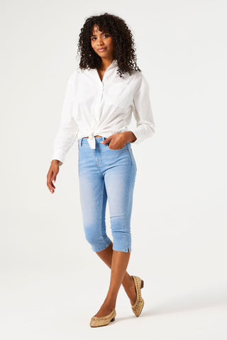 GARCIA JEANS Celia Capri Slim - Light Sky Blue - 281.4445
