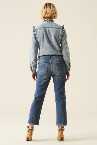 GARCIA JEANS Luisa Straight Jeans - Saltwater Denim - 295.5132