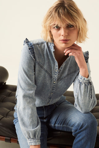GARCIA JEANS Luisa Straight Jeans - Saltwater Denim - 295.5132