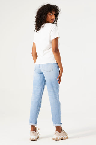 GARCIA JEANS Isabella Mom Jeans - Powder Sky Blue - 286.5554