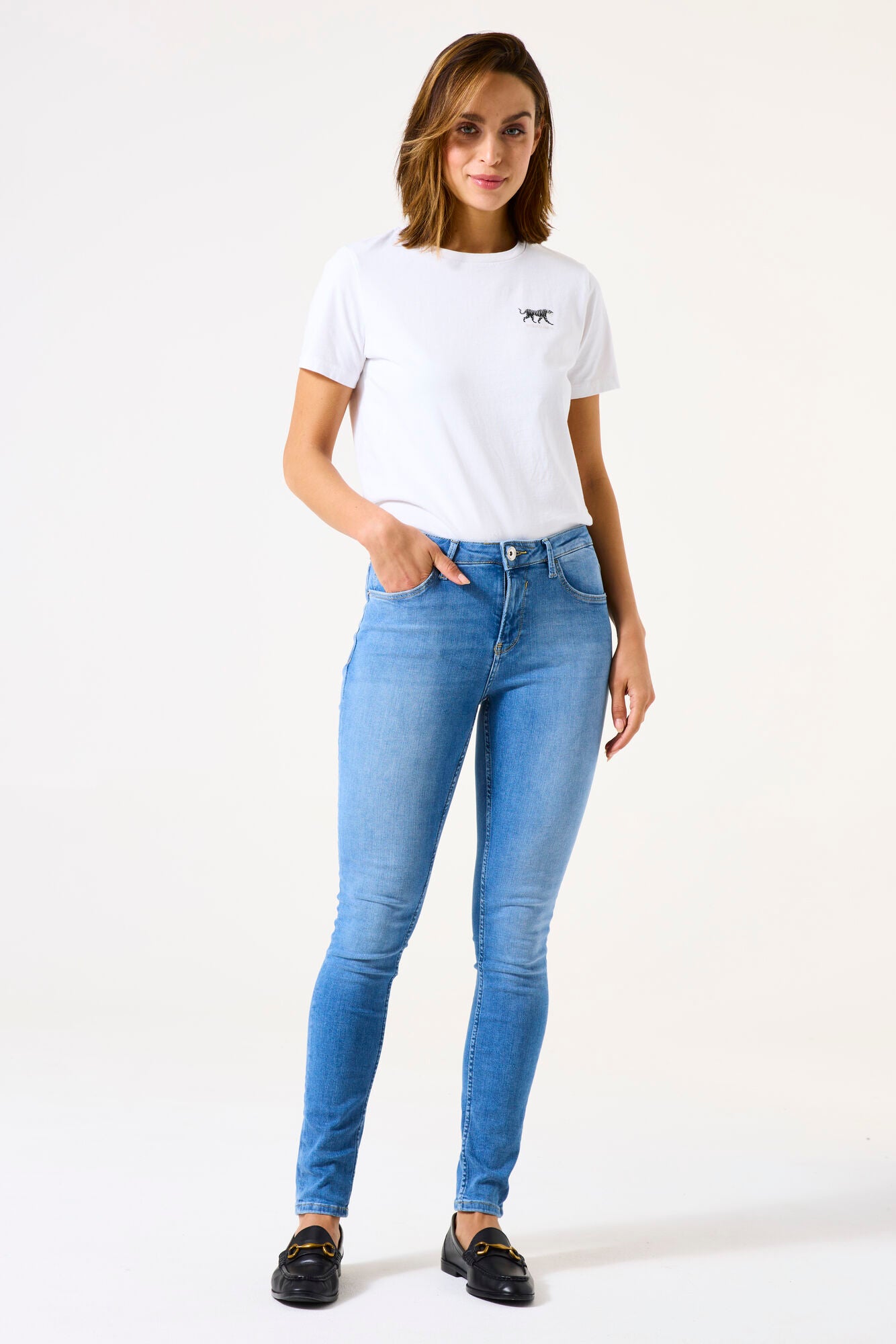 GARCIA JEANS Celia Jeans - Frosted Riviera Blue - 244.7007 von Garcia Jeans
