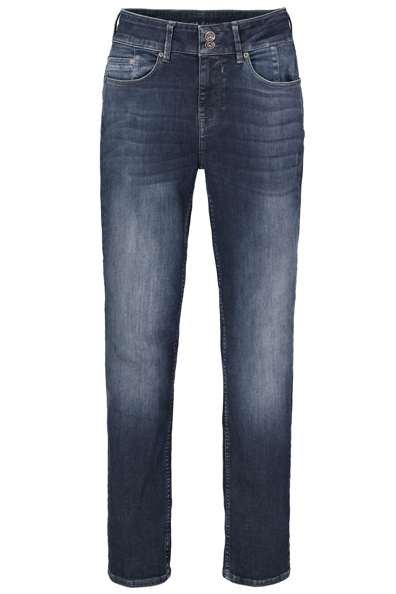 GARCIA CARO Curved Jeans - Midnight Ocean Blue - 285.8085