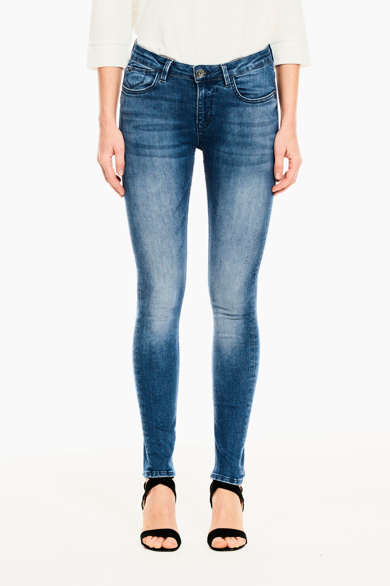 GARCIA RACHELLE Five-Pocket - Stormy Indigo Blue - 279.8162 von Garcia Jeans