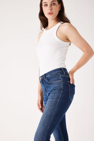 GARCIA JEANS Celia Five Pocket - Indigo Denim Tide - 244.8249