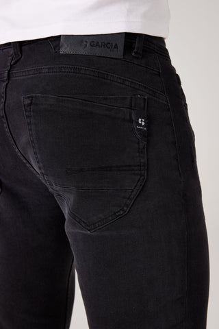 GARCIA ROCKO Slim Fit - Graphite Shadow Black - 690.9291